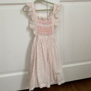 Girls Pink Chicken Dress